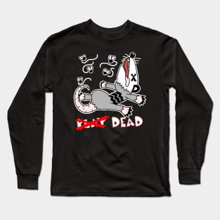 Opossum Playing Dead...No Wait... Long Sleeve T-Shirt